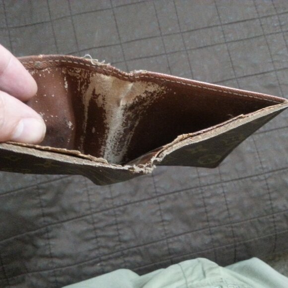 Vintage LV Louis Vuitton Monogram Wallet Bifold Men's Women's Unisex - Picture 10 of 13